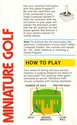 Miniature Golf Atari instructions