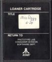 Miss Piggy's Wedding Atari cartridge scan