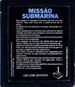 Missão Submarina Atari cartridge scan