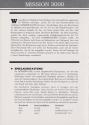 Mission 3000 - Mission 3000 Atari instructions
