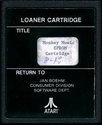 Monkey Music Atari cartridge scan