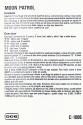 Moon Patrol Atari instructions