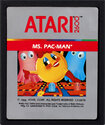 Ms. Pac-Man Atari cartridge scan