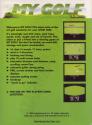 My Golf Atari cartridge scan