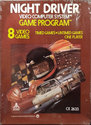 Night Driver Atari cartridge scan
