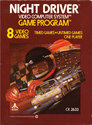 Night Driver Atari cartridge scan