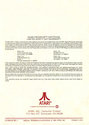 Night Driver Atari instructions