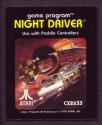 Night Driver Atari cartridge scan