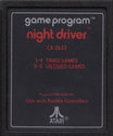 Night Driver Atari cartridge scan