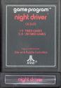 Night Driver Atari cartridge scan