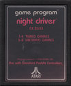 Night Driver Atari cartridge scan