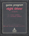 Night Driver Atari cartridge scan