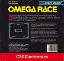 Omega Race Atari cartridge scan