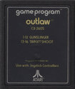 Outlaw Atari cartridge scan