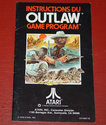 Outlaw Atari instructions