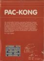 Pac-Kong Atari cartridge scan