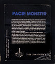Pacri Monster Atari cartridge scan