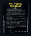 Patrulha Espacial Atari cartridge scan