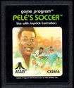 Pelé's Soccer Atari cartridge scan