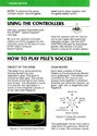 Pelé's Soccer Atari instructions