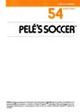 Pelé's Soccer Atari instructions