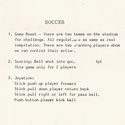 Pelé's Soccer Atari instructions