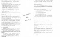 Pitfall II Atari instructions
