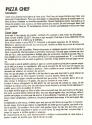 Pizza Chef Atari instructions
