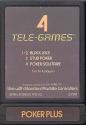 Poker Plus Atari cartridge scan