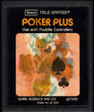 Poker Plus Atari cartridge scan