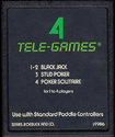 Poker Plus Atari cartridge scan