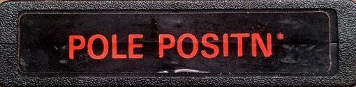Pole Position Atari cartridge scan
