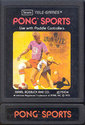 Pong Sports Atari cartridge scan