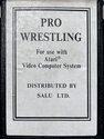 Pro Wrestling Atari cartridge scan