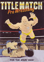 Pro Wrestling Atari cartridge scan