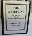 Pro Wrestling Atari cartridge scan