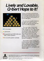 Q*bert Atari cartridge scan