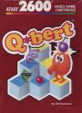 Q*bert Atari cartridge scan