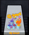 Q*bert Atari cartridge scan