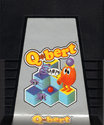 Q*bert Atari cartridge scan