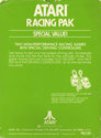 Racing Pak Atari cartridge scan