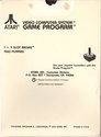 Racing Pak Atari cartridge scan