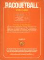 Racquetball Atari cartridge scan