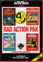 Rad Action Pak - Kung-Fu Master / Frostbite / Freeway / Chopper Command Atari cartridge scan