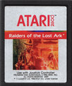 Raiders of the Lost Ark Atari cartridge scan