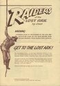 Raiders of the Lost Ark Atari instructions