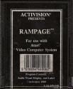 Rampage Atari cartridge scan