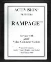 Rampage Atari cartridge scan