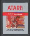 RealSports Baseball Atari cartridge scan