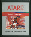 RealSports Baseball Atari cartridge scan